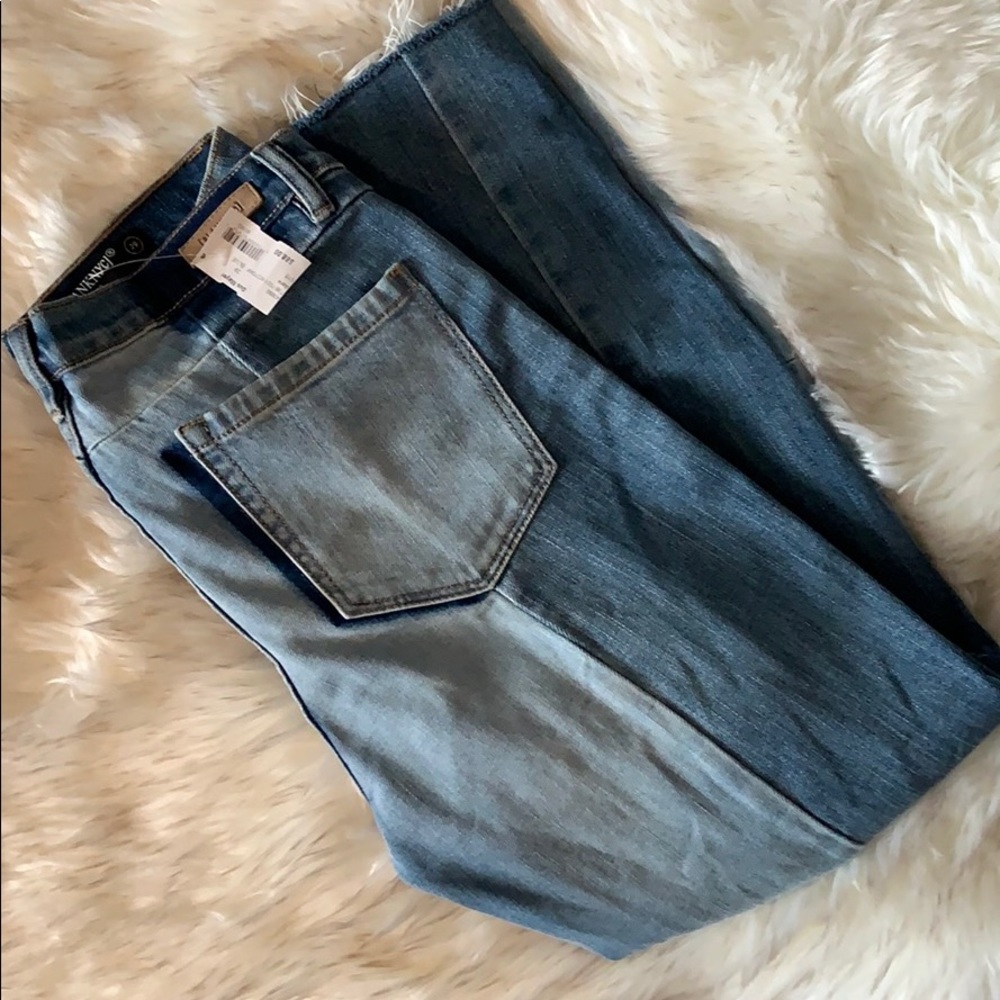 BLANKNYC THE READE CROP Multi denim wash NWT!!!